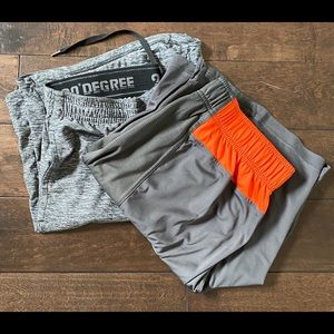 Bundle of 2 athletic long shorts